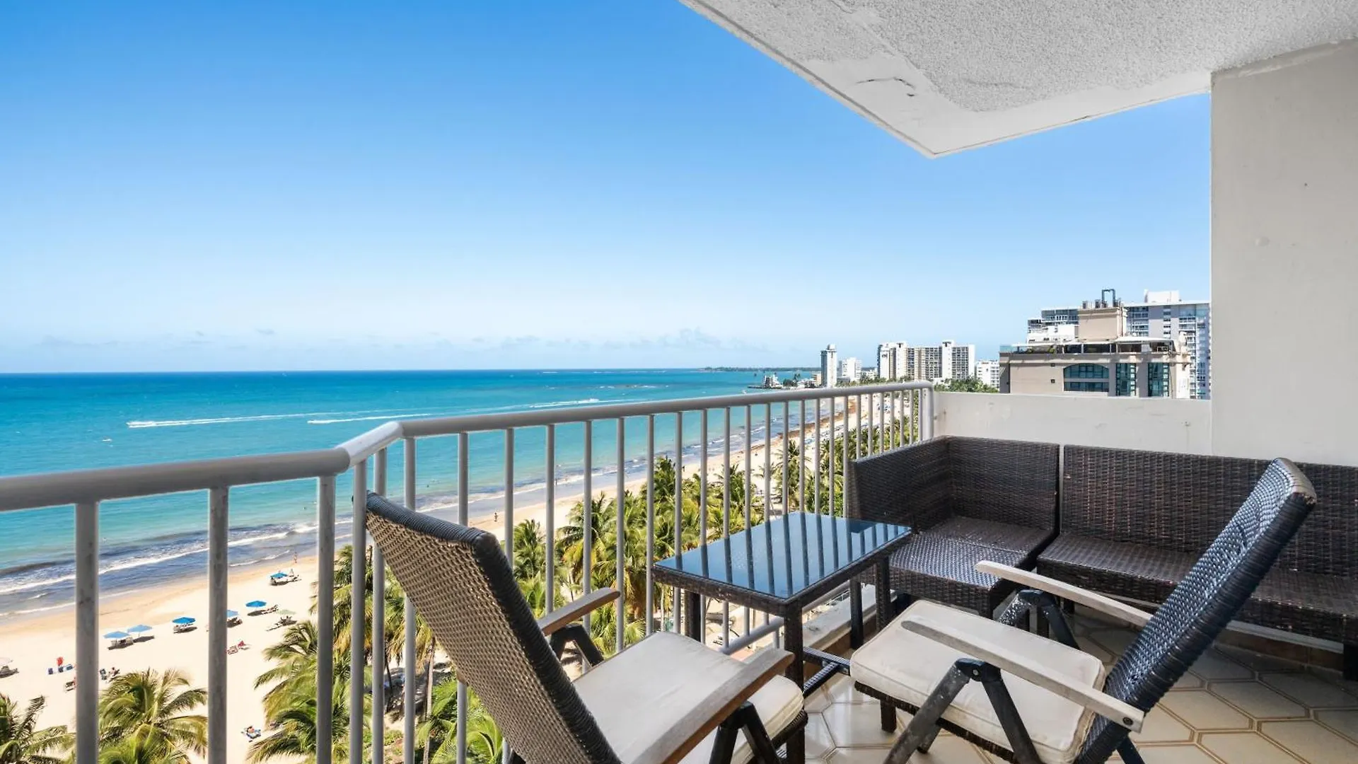 Beachfront Isla Verde Beach Balcony View Pool San Juan